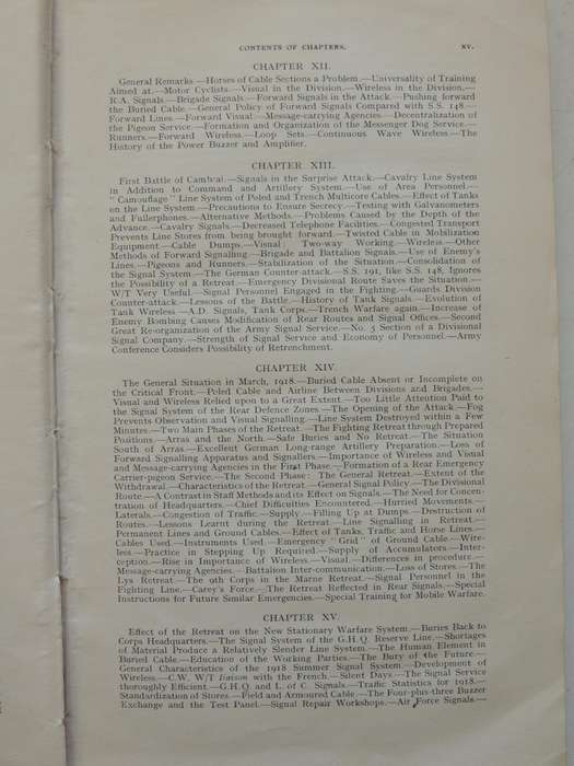 The Work Of RE In The European War 1914-19 Vol 4 The Signal Service (France)Maj. R.E. Priestley R.E
