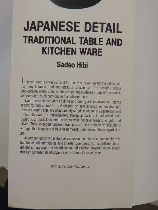 Japanese Detail: Traditional Table And Kitchenware - Sadao Hibi