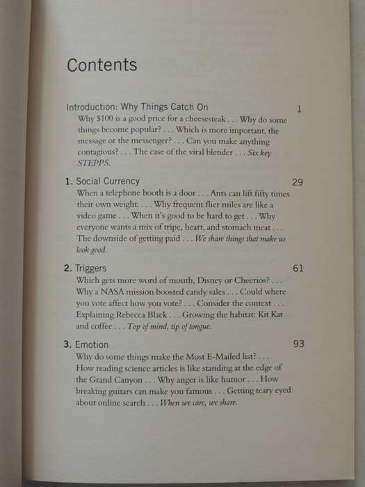 Contagious: Why Things Catch On - Jonah Berger