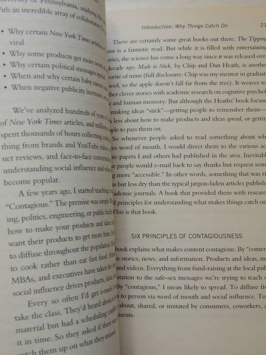Contagious: Why Things Catch On - Jonah Berger
