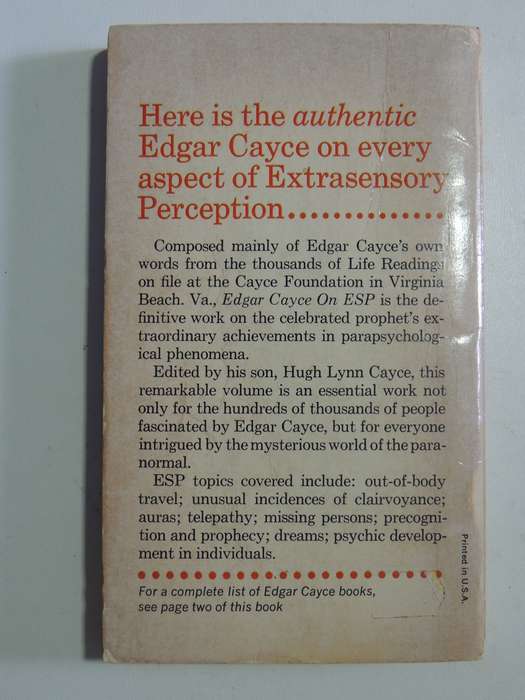 Edgar Cayce On ESP- Doris Agee