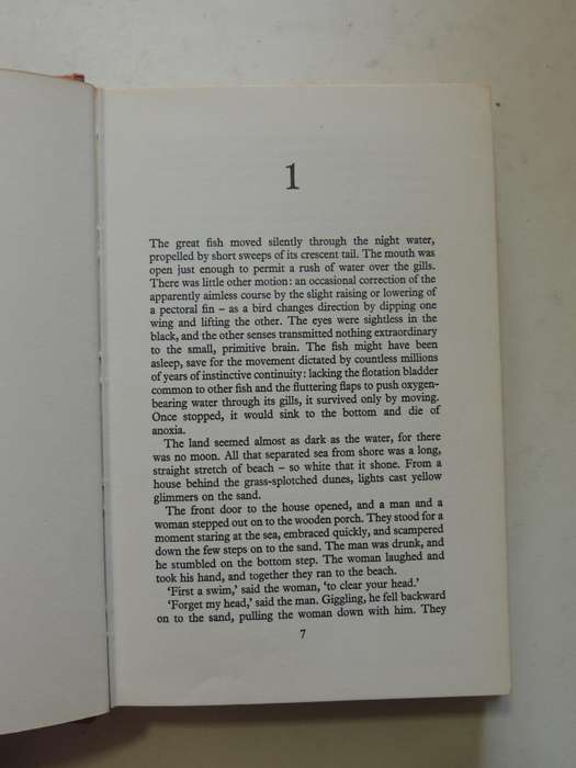 Jaws - Peter Benchley - FIRST UK EDITION 1974