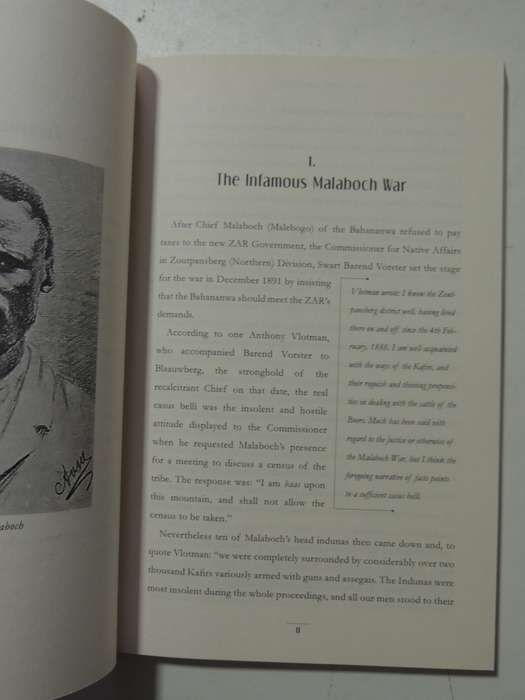 The Infamous Malaboch War, and More Gripping Stories From the Old Transvaal - David Hilton-Barber