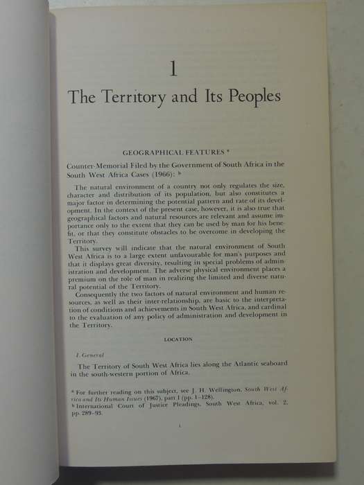 The South West Africa/Namibia Dispute - John Dugard