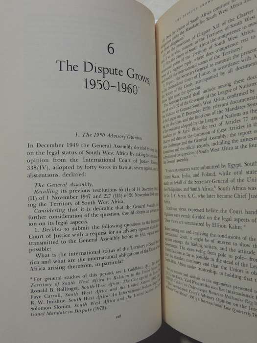 The South West Africa/Namibia Dispute - John Dugard