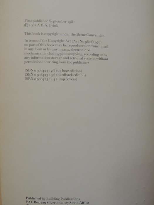 Engineering Geology Of Southern Africa Vol 2 - A.B.A. Brink