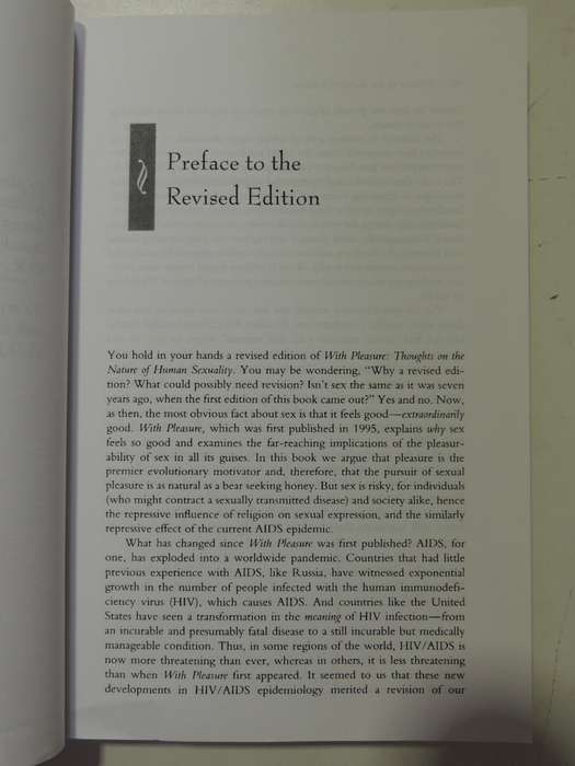With Pleasure: Thoughts On The Nature Of Human Sexuality - Paul Abramson & Steven Pinkerton