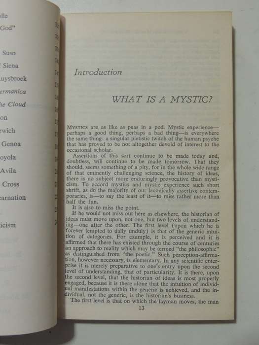 Varieties of Mystic Experience - Elmer O'Brien    1965