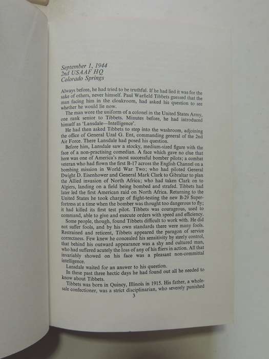 Ruin From The Air - The Atomic Mission To Hiroshima  Gordon Thomas & Max Morgan Witts