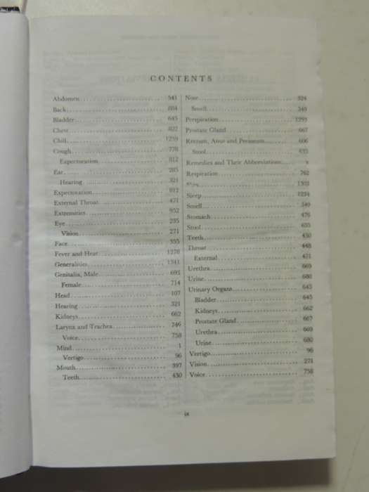 Repertory of the Homoeopathic Materia Medica & A Word Index - JT Kent  Indian Reprint 2002 from 6th