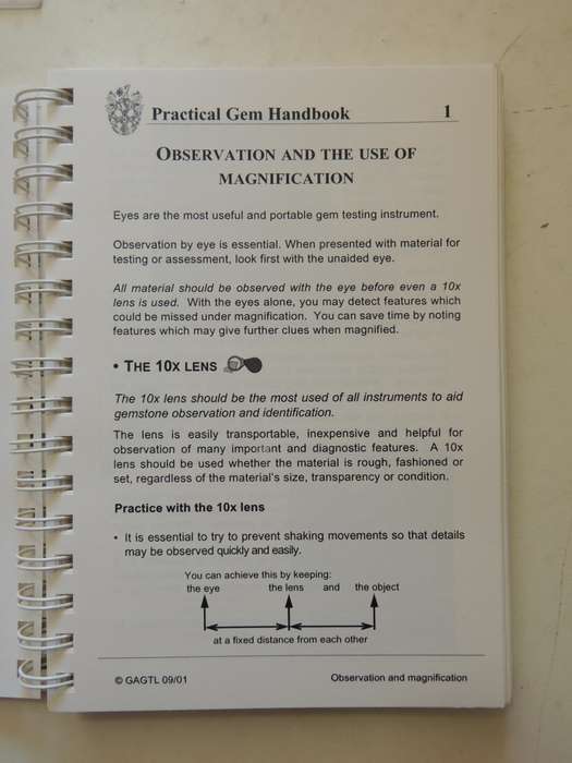 The Gemmological Association And Gem Testing Laboratory Of Great Britain: Practical Gem Handbook