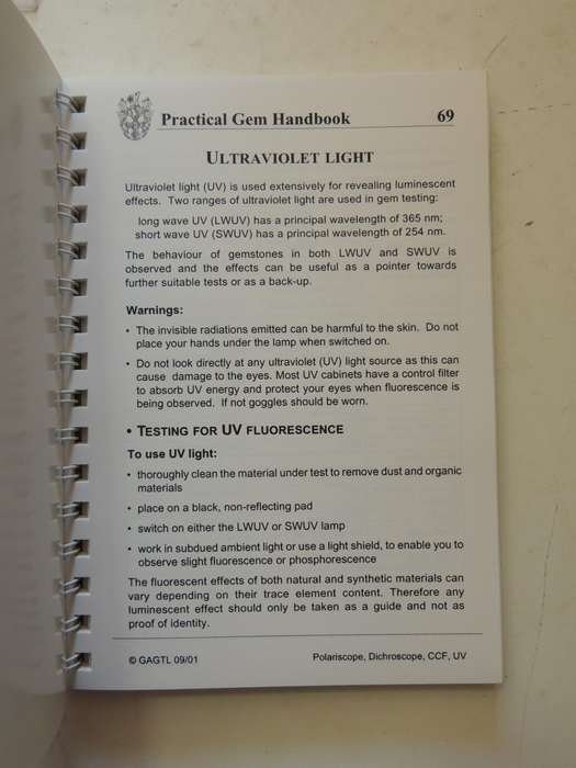 The Gemmological Association And Gem Testing Laboratory Of Great Britain: Practical Gem Handbook