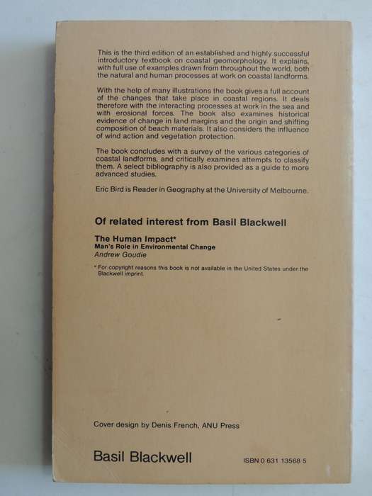 Coasts: An Introduction To Coastal Geomorphology (3rd Edition)Eric C.F. Bird