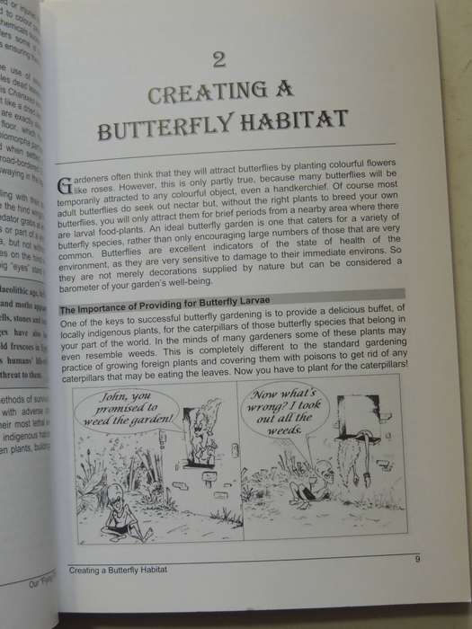 Bring Butterflies Back to Your Garden  - Charles and Julia Botha   Signed by both authors