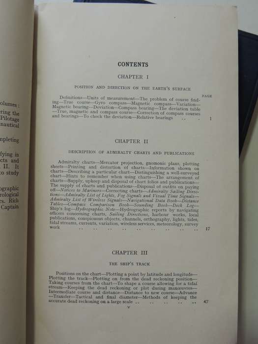 Admiralty Navigation Manual 2 vols (Reprints Vol 1, 1943 Vol 2, 1941)