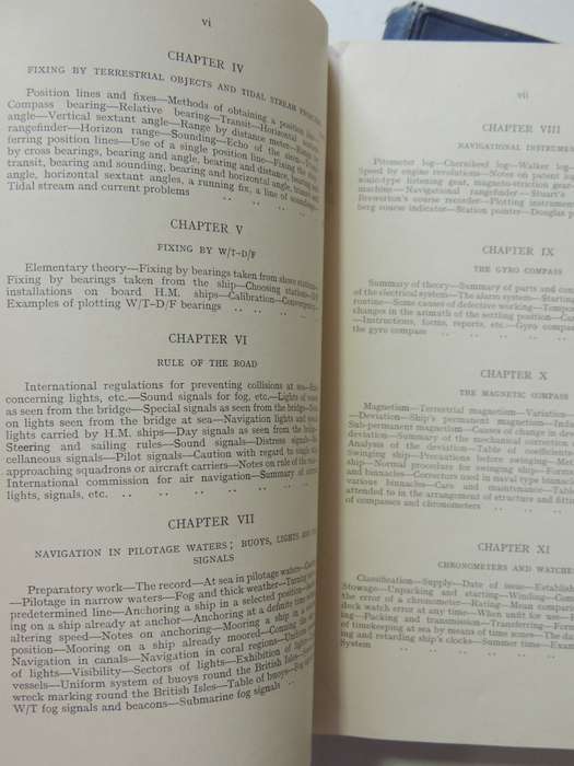 Admiralty Navigation Manual 2 vols (Reprints Vol 1, 1943 Vol 2, 1941)