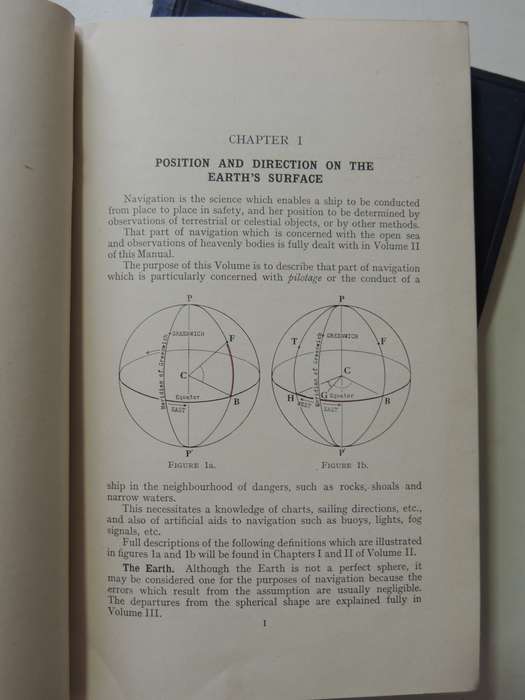 Admiralty Navigation Manual 2 vols (Reprints Vol 1, 1943 Vol 2, 1941)