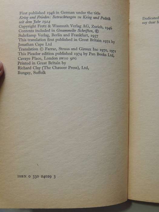 If The War Goes On - Herman Hesse