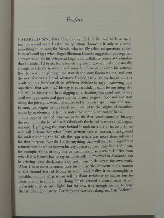 The Bonny Earl Of Murray: The Man, The Murder, The Ballard - Edward D. Ives
