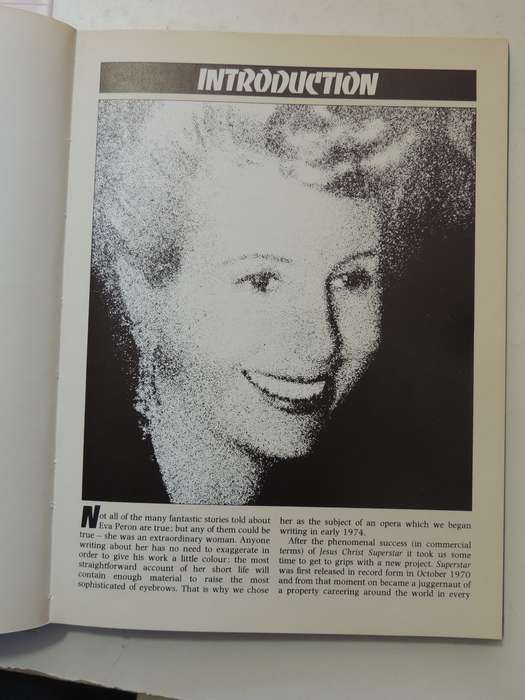 Evita: The Legend Of Eva Peron 1919-1952- Andrew Lloyd Webber & Tim Rice