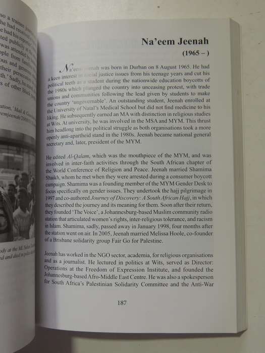 Muslim Portraits: The Anti-Apartheid Struggle - Goolam Vahed