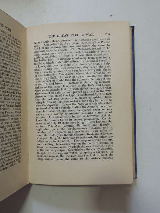 The Great Pacific War 1931-1933 (1st Edition 1925)  Hector C. Bywater