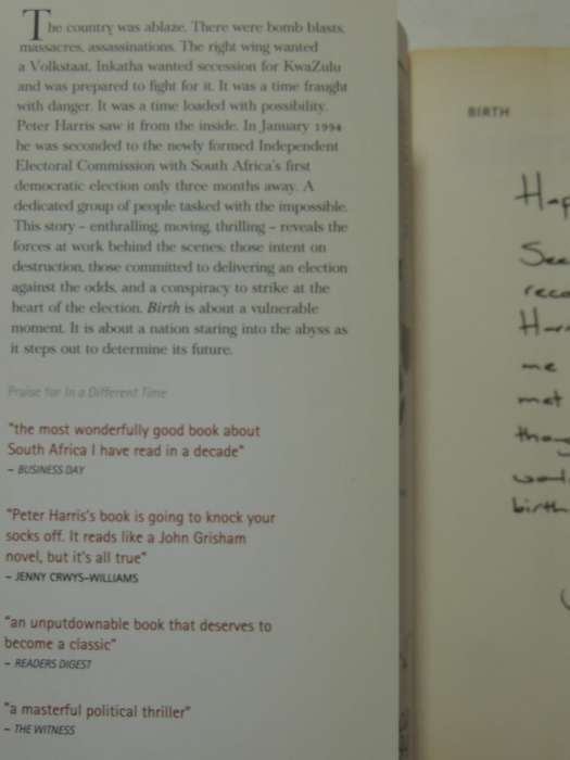 Birth: The Conspiracy To Stop The '94 Election - Peter Harris
