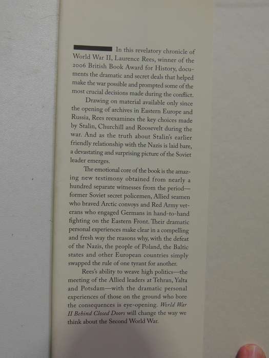 WW II Behind Closed Doors: Stalin, The Nazis And The West - Laurence Rees