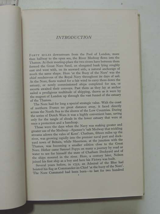 Moat Defensive - A History Of The Waters Of The Nore Command, 55 BC To 1961  D.P. Capper