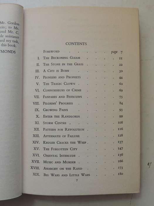 The Johannesburg Story - F. Addington Symonds