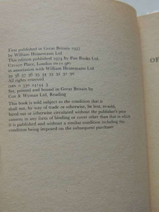 Of Mice And Men - John Steinbeck