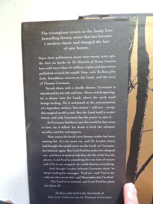 The Runes of the Earth The Last Chronicles of Thomas Covenant - Stephen Donaldson  FIRST EDITION H/C