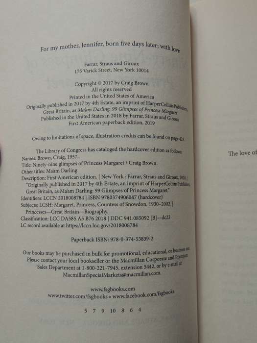 Ninety-Nine Glimpses Of Princess Margaret- Craig Brown