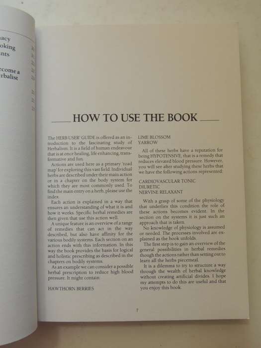 The Herb User's Guide: The Basic Skills Of Medical Herbalism - David Hoffman