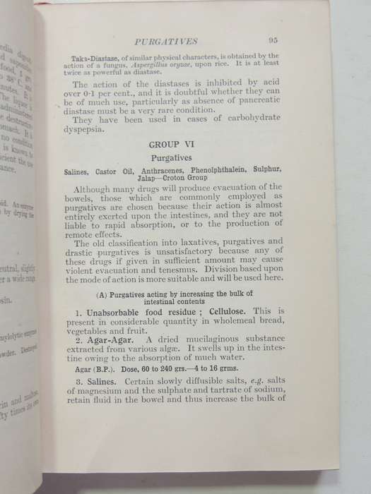 Materia Medica Pharmacy, Pharmacology and Therapeutics - William Hale-White 24th Edition 1939