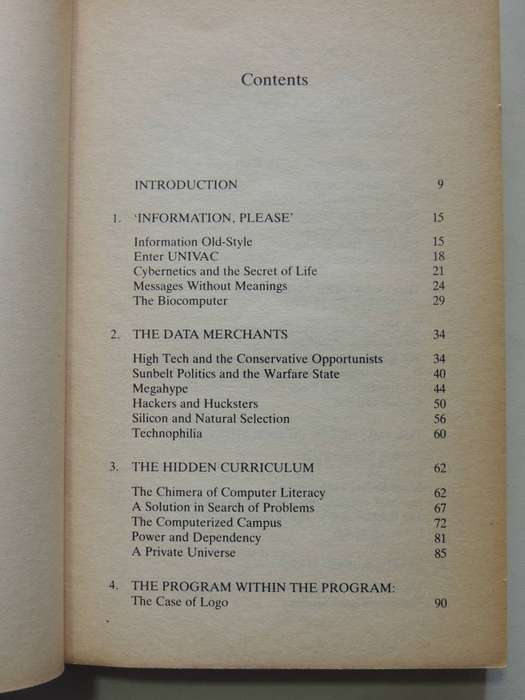 The Cult Of Information: The Folklore Of Computing And The True Art Of Thinking - Theodore Roszak