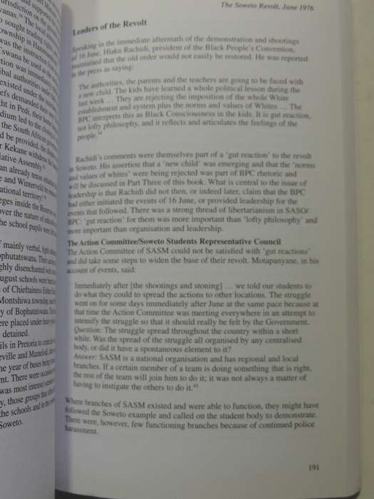 Year Of Fire Year Of Ash: The Soweto Revolts: Roots Of A Revolution - Baruch Hirson