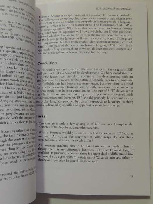 English For Specific Purposes: A Learning-Centred Approach - Hutchinson & Alan Waters