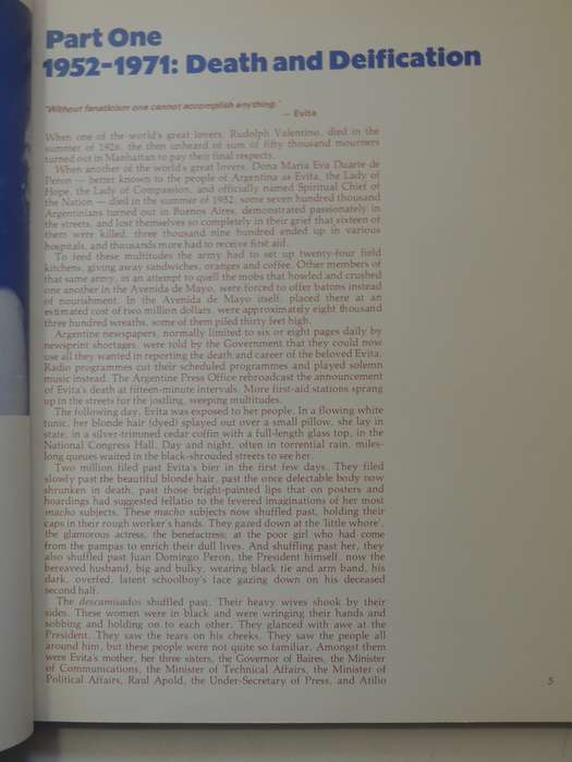 Evita!: A Legend For The Seventies - W.A. Harbinson