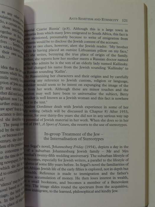 People Of The Book: Images Of The Jew In South African Fiction 1880-1992 - Marcia Leveson