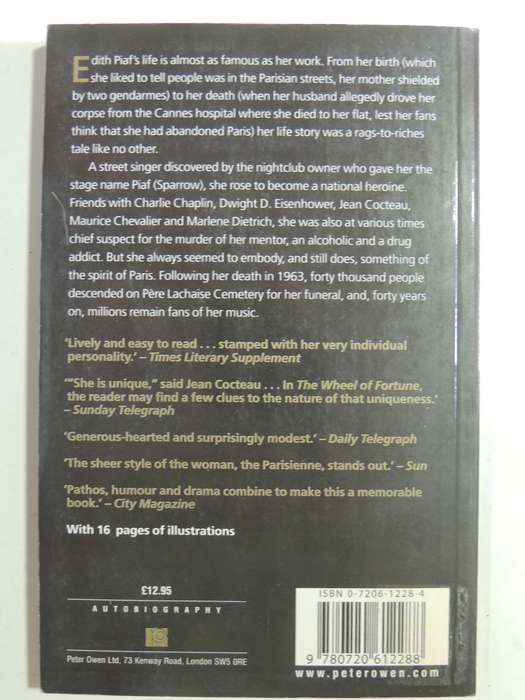The Wheel Of Fortune: The Official Biography - Edith Piaf