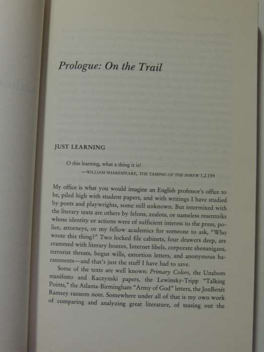 Author Unknown: On The Trail Of Anonymous - Don Foster