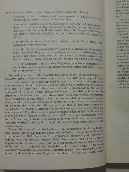 A Dictionary Of English Usage In Southern Africa - D.R. Beeton & Helen Dorner