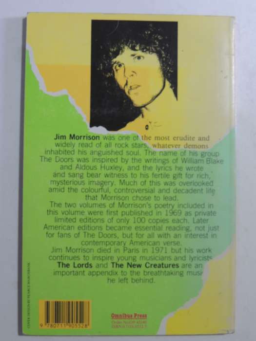 The Lords & The New Creatures: The Only Published Poetry Of Jim Morrison - Jim Morrison