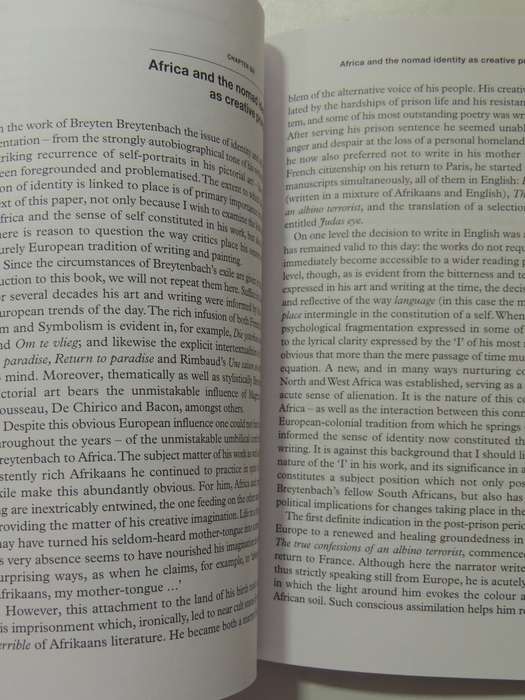 The I Of The Beholder: Indentity Formation ...Art & Writing Of Breyten Breytenbach Marilet Sienaert