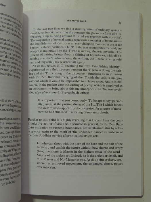 The I Of The Beholder: Indentity Formation ...Art & Writing Of Breyten Breytenbach Marilet Sienaert