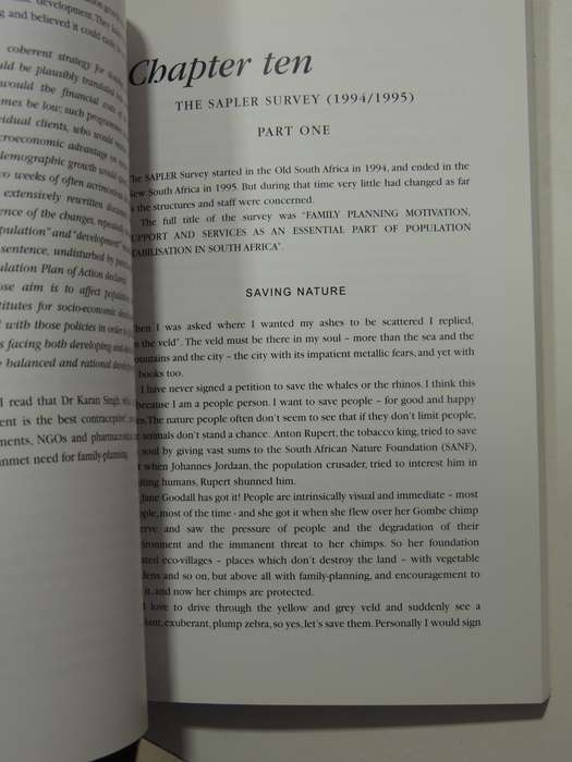 The Sapler Story: How To Limit The Human Population - Ann Cluver Weinberg