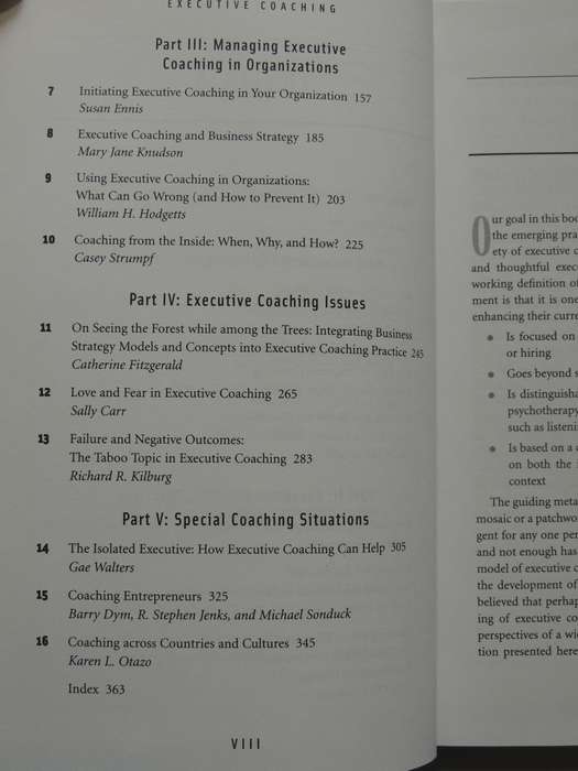 Executive Coaching : Practices & Perspective - Catherine Fitzgerald & Jennifer Garvey Berger