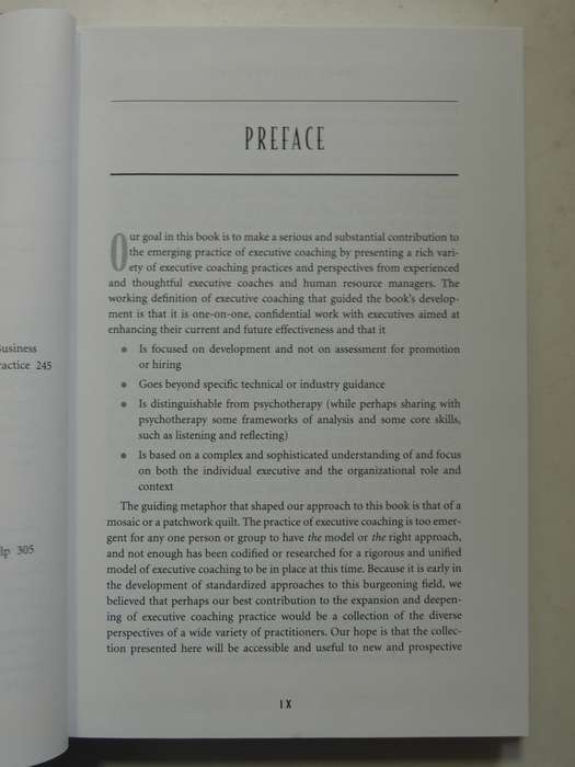 Executive Coaching : Practices & Perspective - Catherine Fitzgerald & Jennifer Garvey Berger