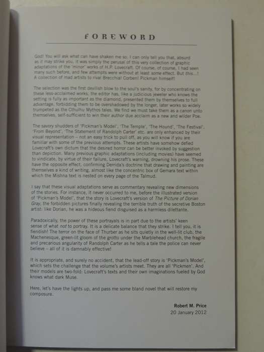 The Lovecraft Anthology, Volume IIA Graphic Collection of HP Lovecraft's Short Stories